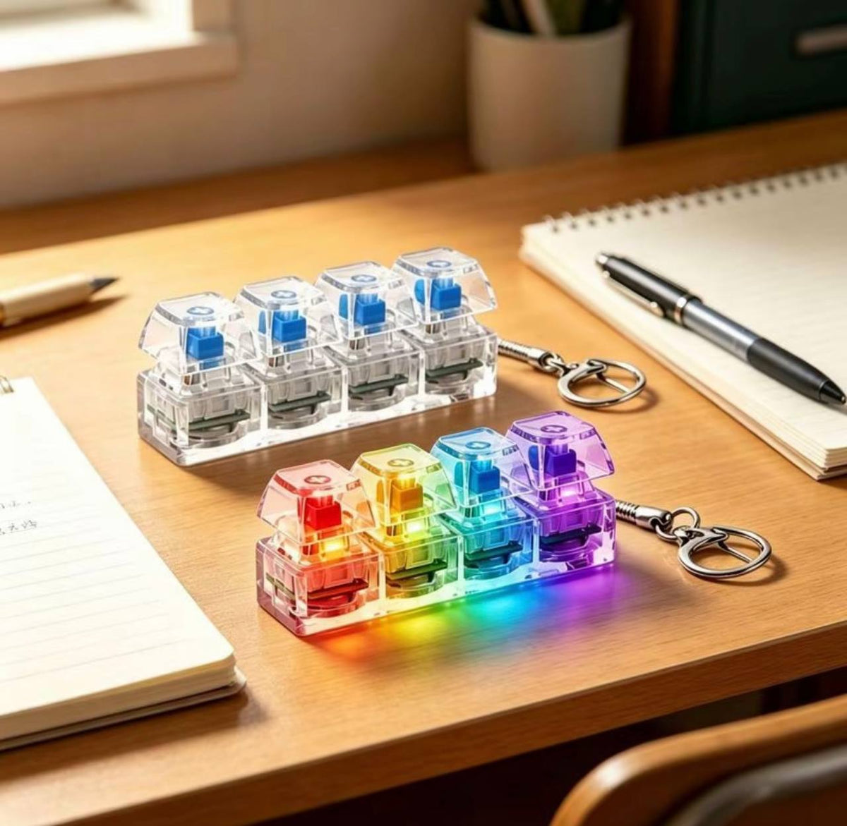 CLICKY: Anti-Stress Keyboard Keychain