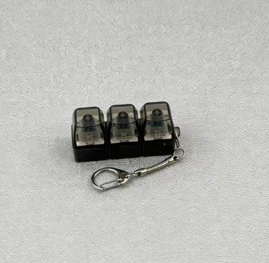 CLICKY: Anti-Stress Keyboard Keychain