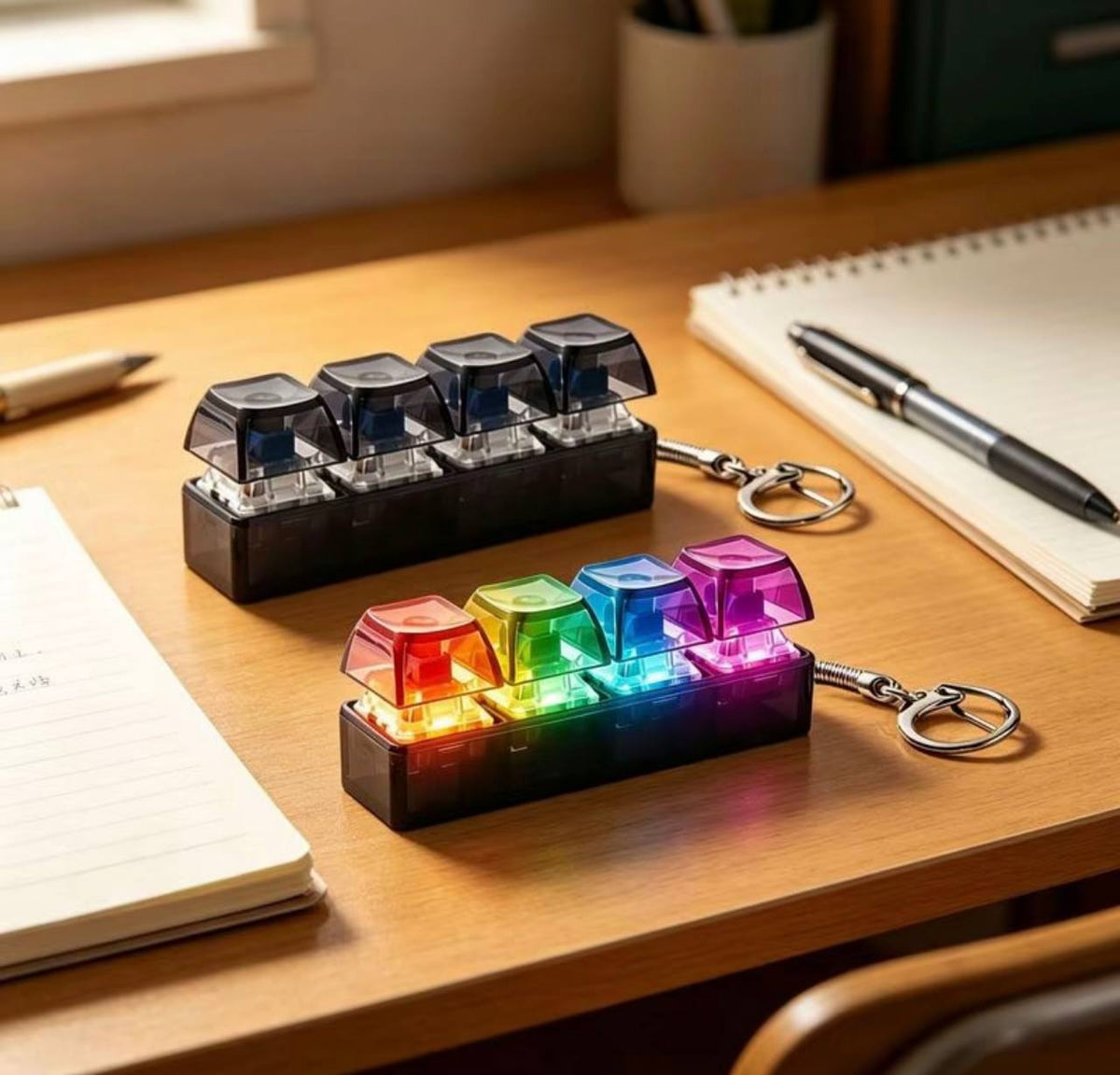 CLICKY: Anti-Stress Keyboard Keychain
